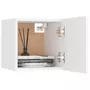 VIDAXL Table de chevet Blanc 30,5x30x30 cm Bois d'ingenierie