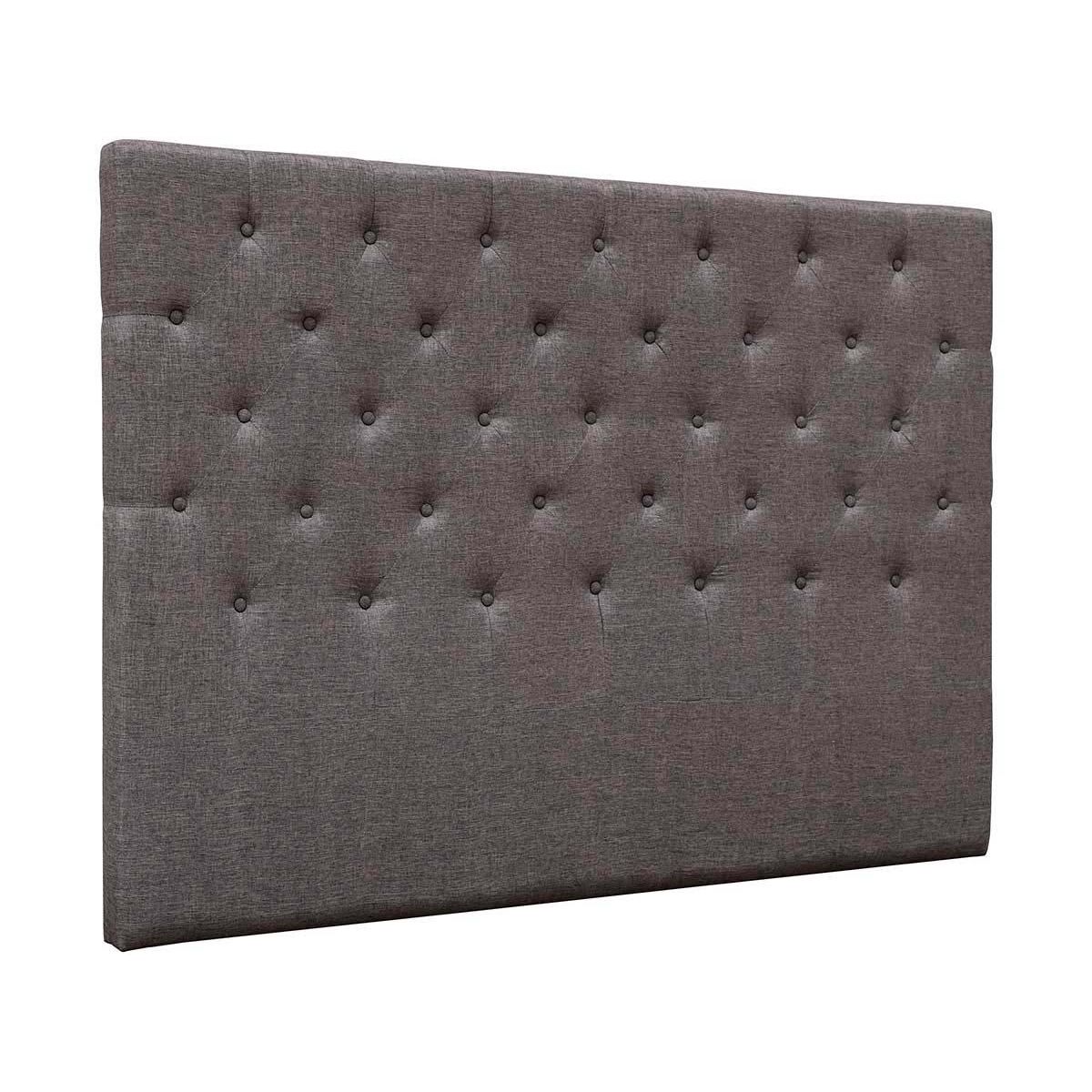 Habitat et Jardin Tête de lit capitonnée  Déco  - 169 cm - Taupe - En tissu