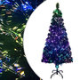 Voir la diapositive 2 : VIDAXL Sapin de Noël artificiel avec support vert 210 cm fibre optique