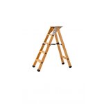 Centaure Escabeau Lyonnais bois 4 marches + tablette - hauteur de travail 2,45m