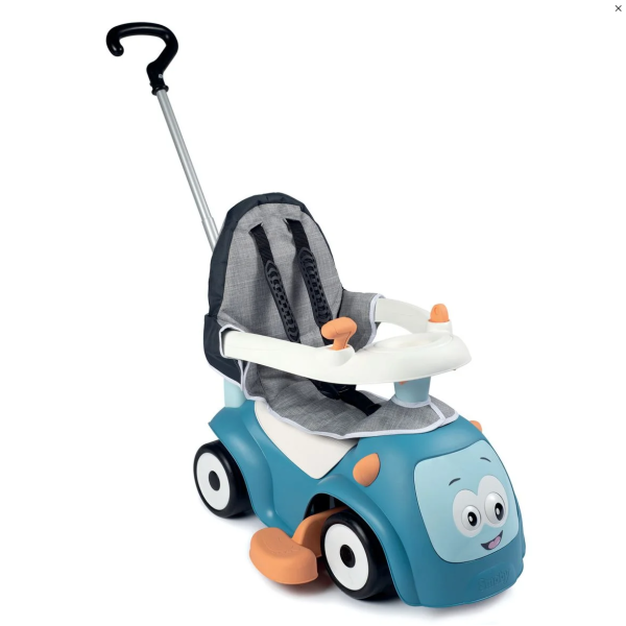 Voir la diapositive 6 : SMOBY Porteur Trotteur Housse de siege pour porteur Maestro - confortable et rembourrée - pour enfant a partir de 6 mois - gris et bleu