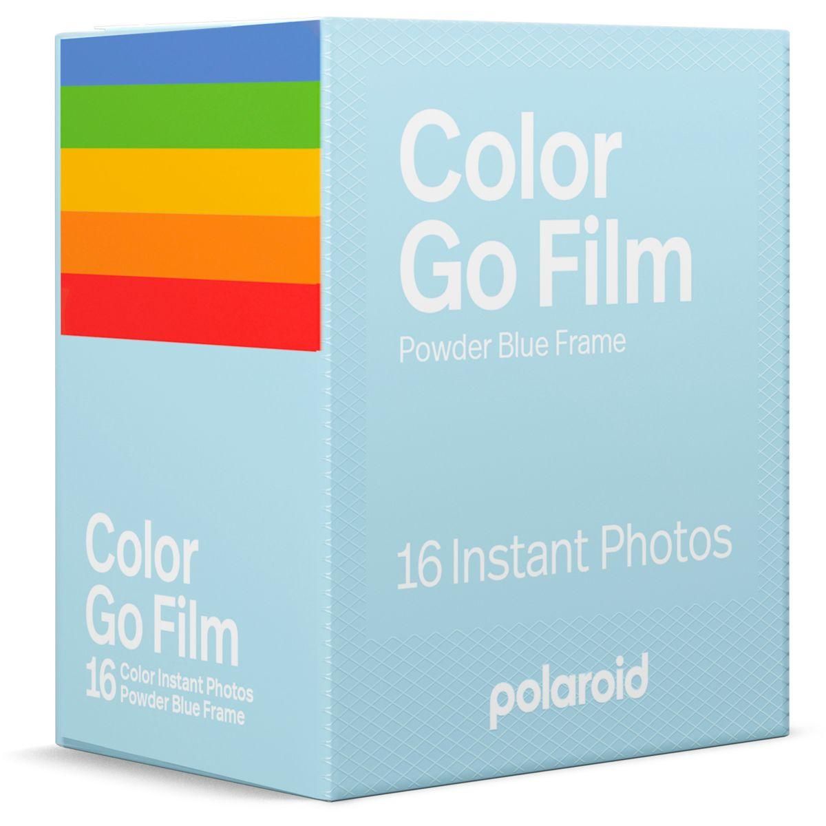 POLAROID Papier photo instantané Go flim double pack Powder Blue Frame