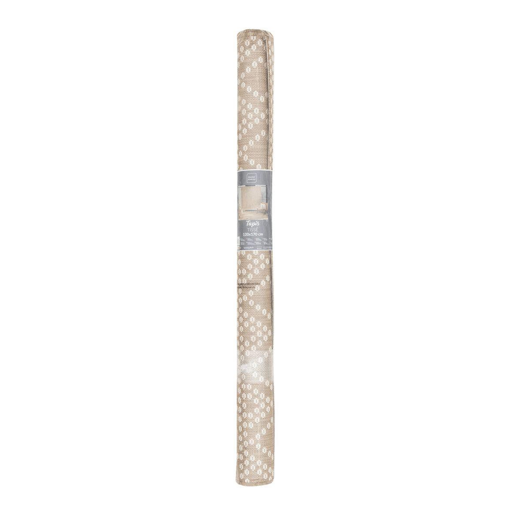 Voir la diapositive 3 : Douceur d'Intérieur Tapis déco  tania  120x170cm naturel