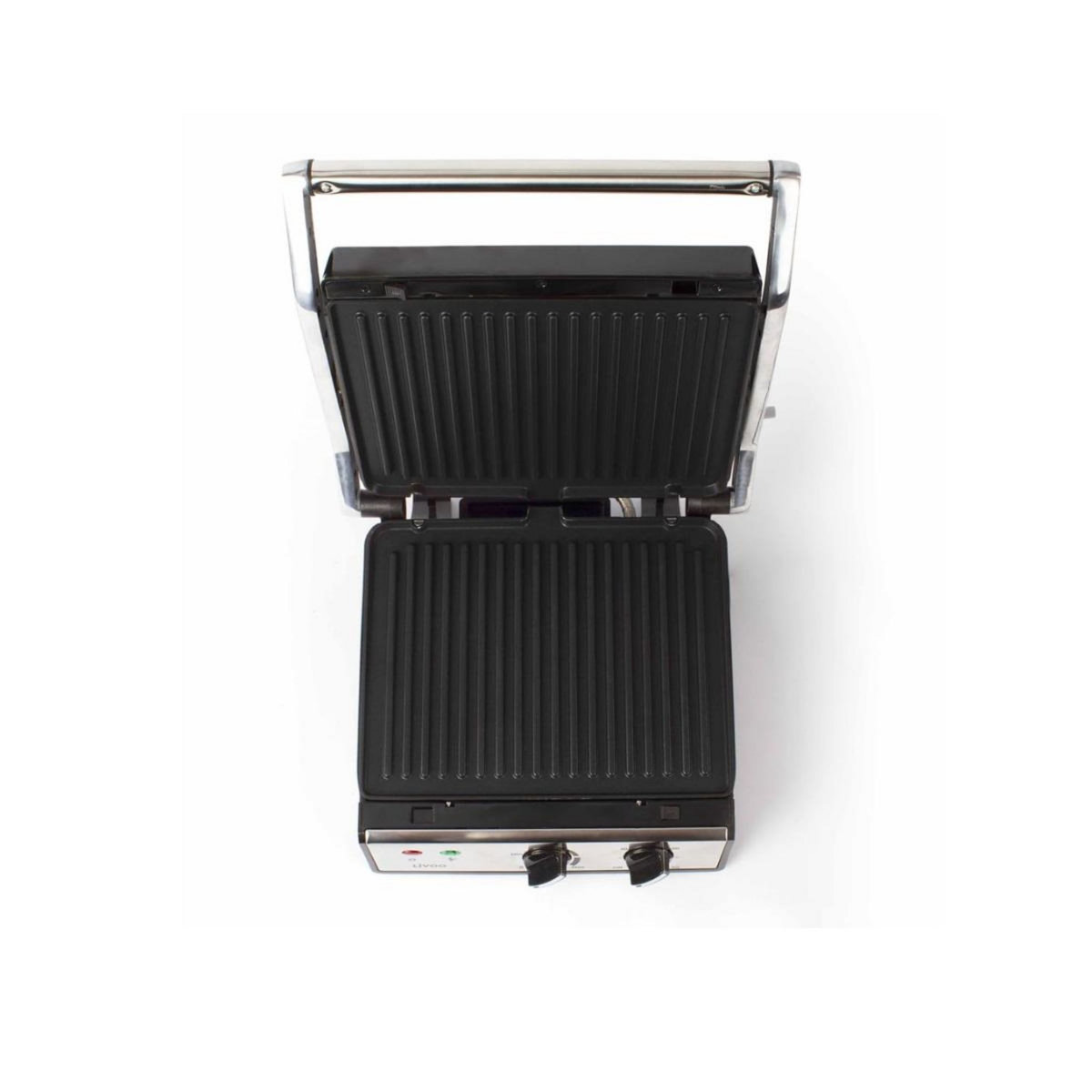 LIVOO Grill viande et panini 2000w gris/noir - DOC253