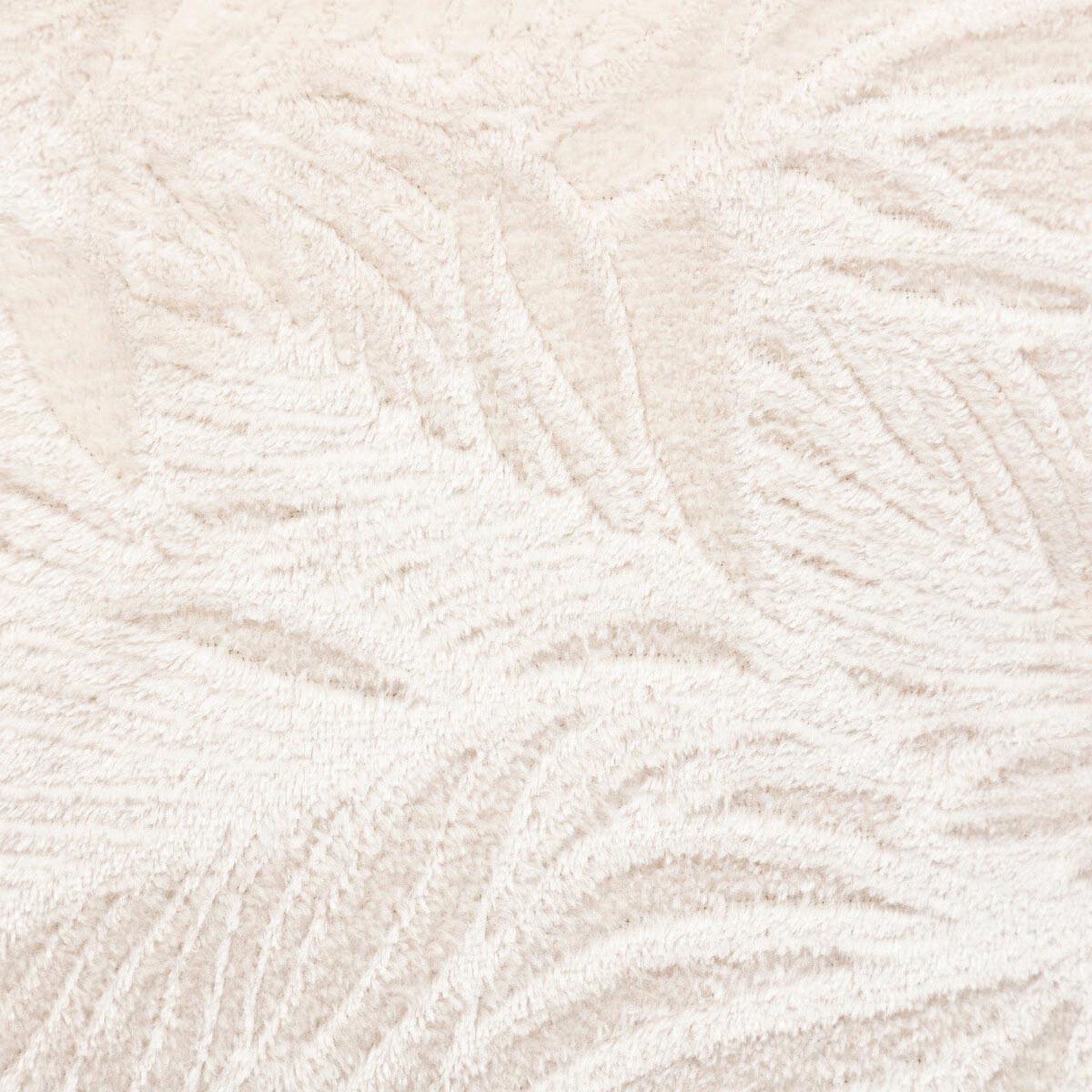 Voir la diapositive 4 : ATMOSPHERA Coussin déco flanelle  ryo  40x40cm beige lin