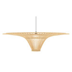 MAISON PAVANE Abat-jour D120,5 cm en rotin naturel-Olga
