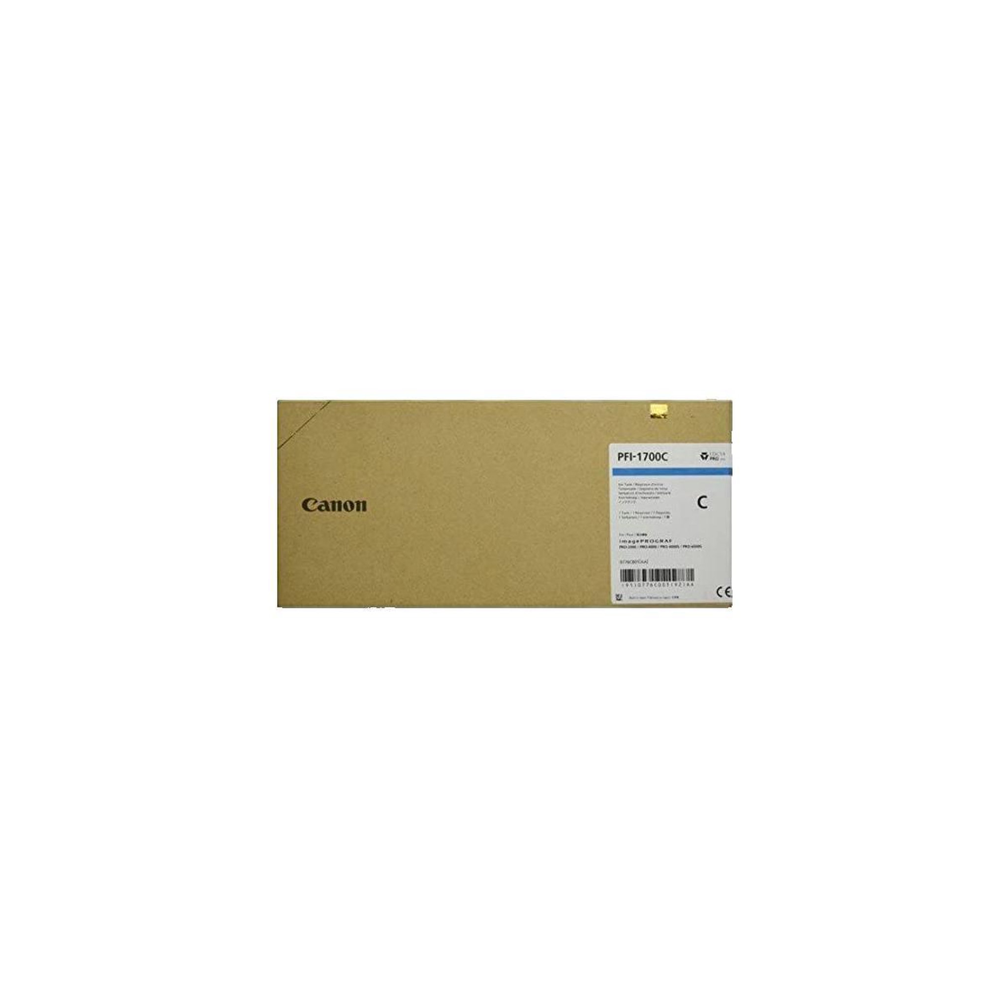 Voir la diapositive 2 : Canon Cartouche d'encre Canon PFI-1700C Cyan