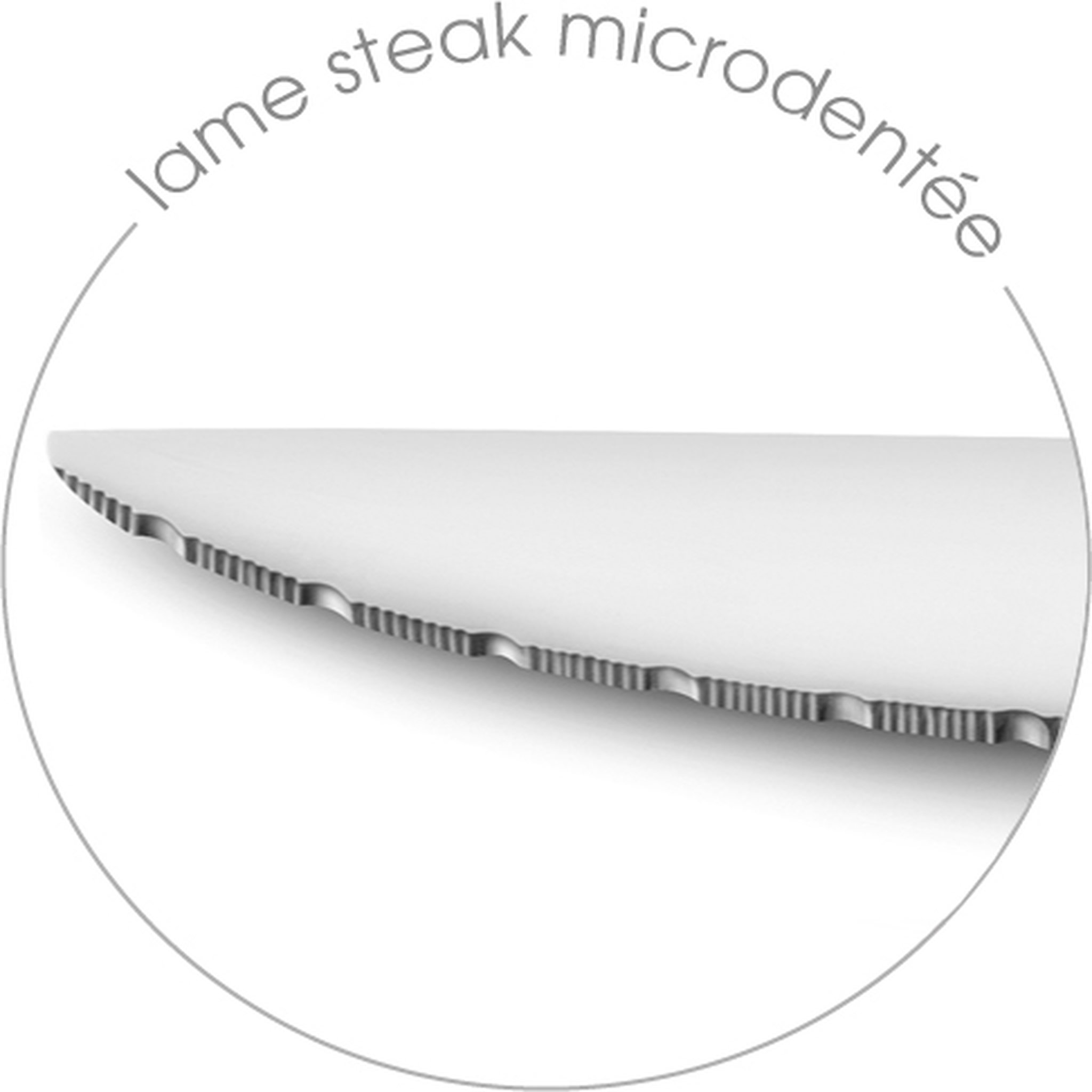 Voir la diapositive 2 : Ménagère 24 pièces caractere INOX