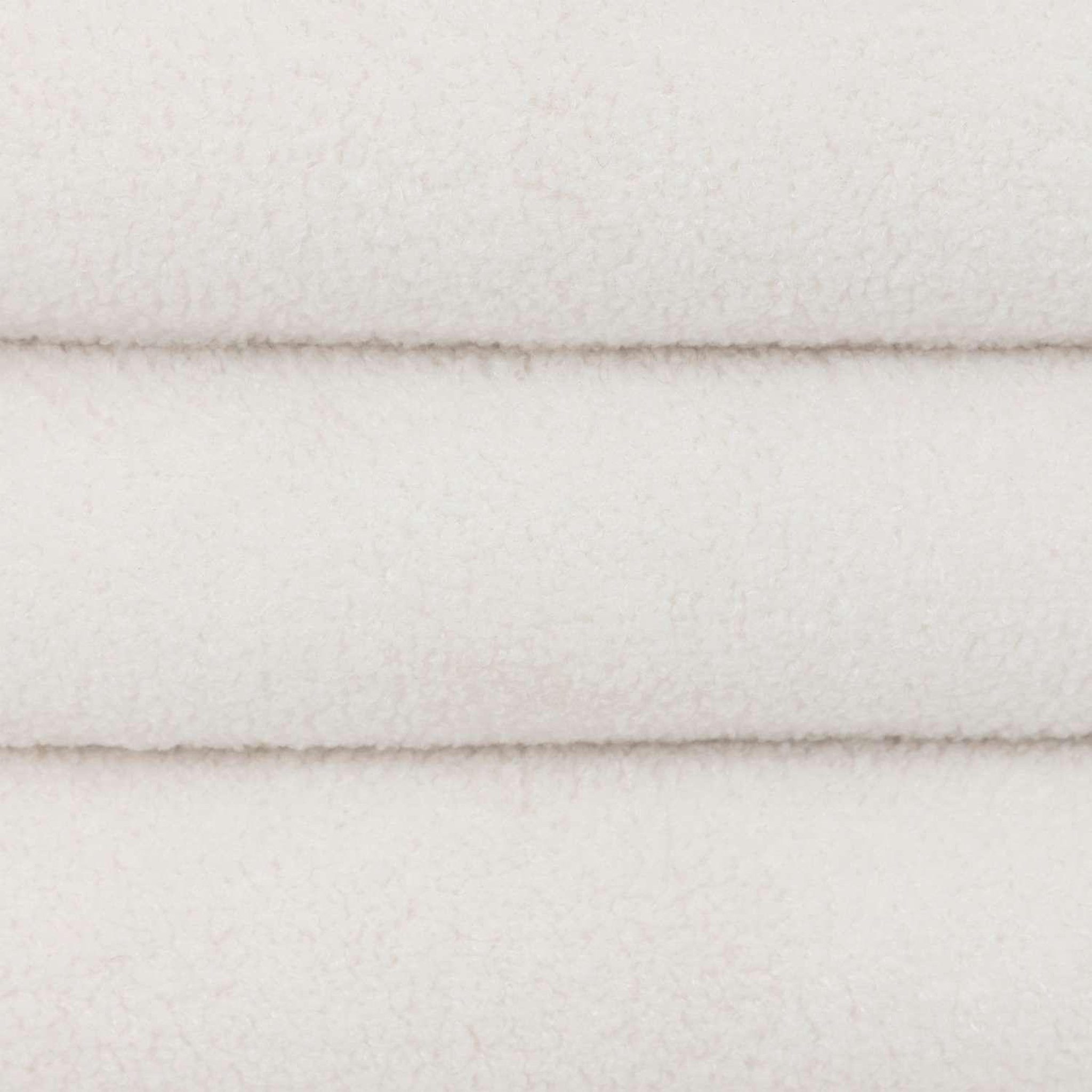 Voir la diapositive 5 : ATMOSPHERA Pouf de rangement en bouclette guilia - blanc