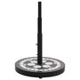 Voir la diapositive 2 : VIDAXL Base de parasol noir et blanc rond 12 kg