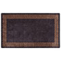 Voir la diapositive 1 : VIDAXL Tapis lavable antiderapant 190x300 cm noir et dore