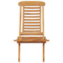 Voir la diapositive 2 : VIDAXL Chaise de jardin pliable 50x90x69 cm Bois de teck massif
