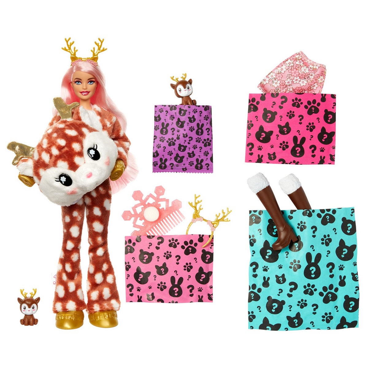 BARBIE Poupée Barbie Cutie Reveal Renne