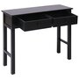 VIDAXL Table console Noir 90 x 30 x 77 cm Bois
