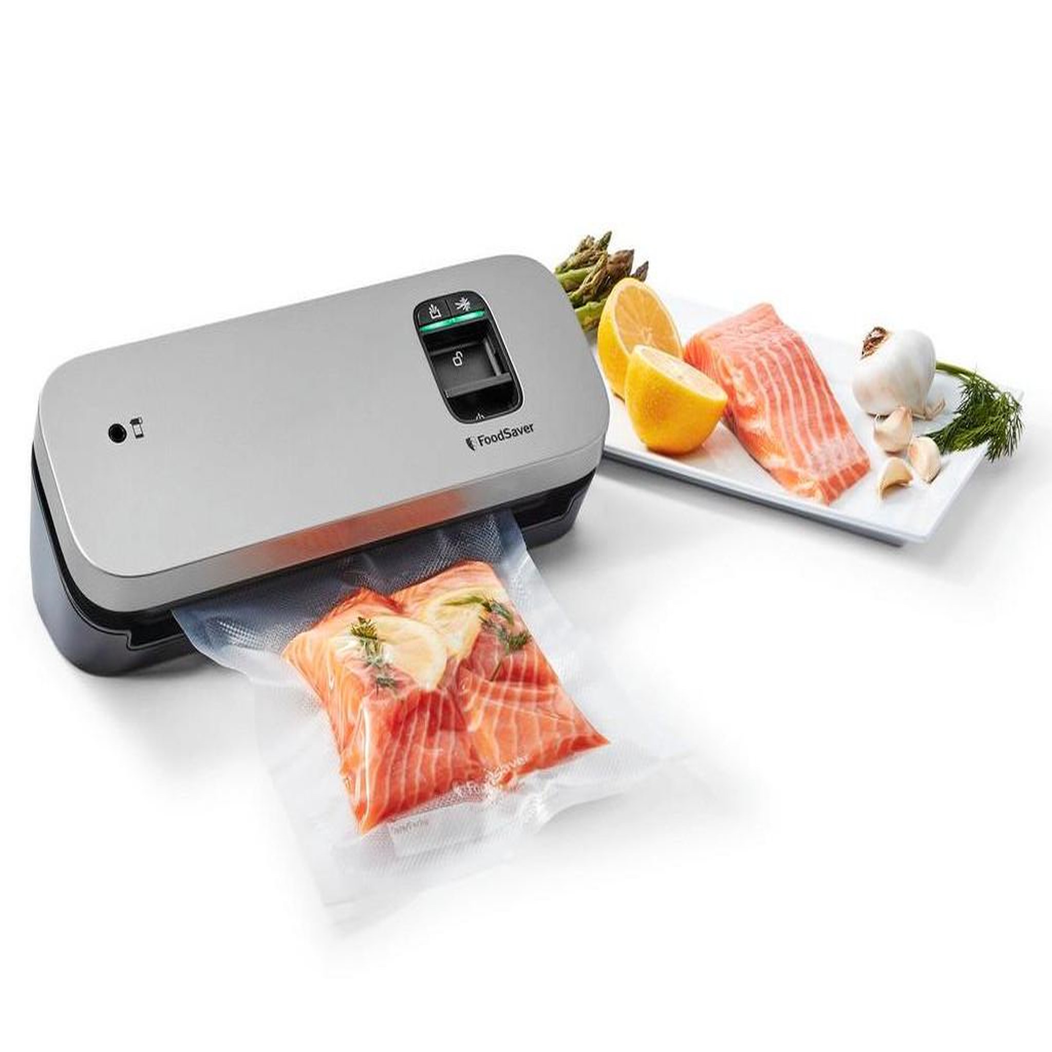 Voir la diapositive 3 : FOODSAVER Appareil à emballage sous vide 140w - vs1190x01
