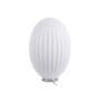 Leitmotiv Lampe à poser design vintage Smart large - H. 45 cm - Blanc