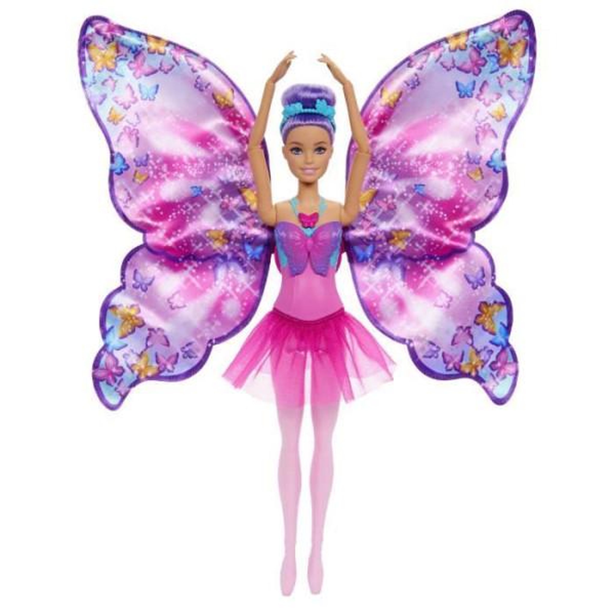 BARBIE Barbie-De Danseuse a Papillon-Poupée transformation 2 en 1 HXJ10