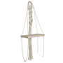 Voir la diapositive 3 : The Home Deco Factory Etagère murale bohème - Beige