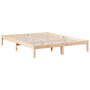 Voir la diapositive 3 : VIDAXL Cadre de lit extra long sans matelas 160x220 cm bois massif pin