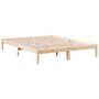 Voir la diapositive 3 : VIDAXL Cadre de lit extra long sans matelas 160x220 cm bois massif pin