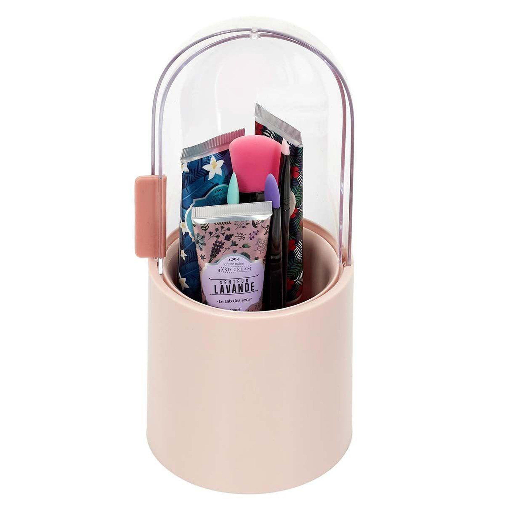 Voir la diapositive 5 : Cosmetic Club Organisateur cosmétique  ouverture  22cm rose