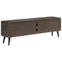 Voir la diapositive 4 : VIDAXL Meuble TV Bois massif de manguier 140 x 30 x 45 cm