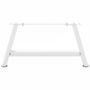 Voir la diapositive 5 : VIDAXL Pieds de table basse forme de A 2 pcs blanc 60x(30-31) cm acier