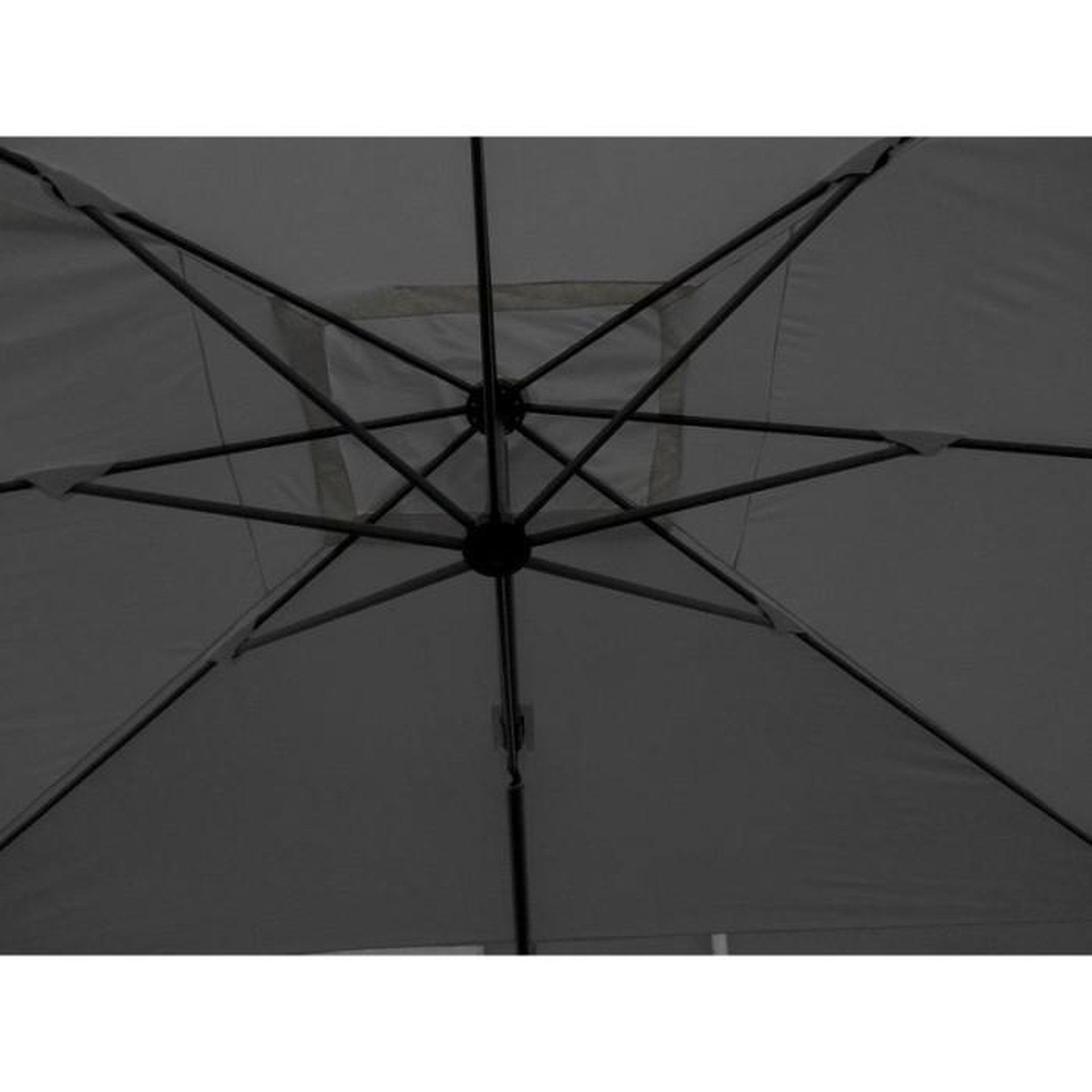 Voir la diapositive 5 : Paris Prix Parasol Déporté avec  Housse  300cm Gris