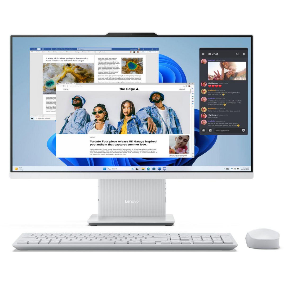Lenovo Ordinateur tout-en-un IdeaCentre AIO 27IRH9 I7 QHD