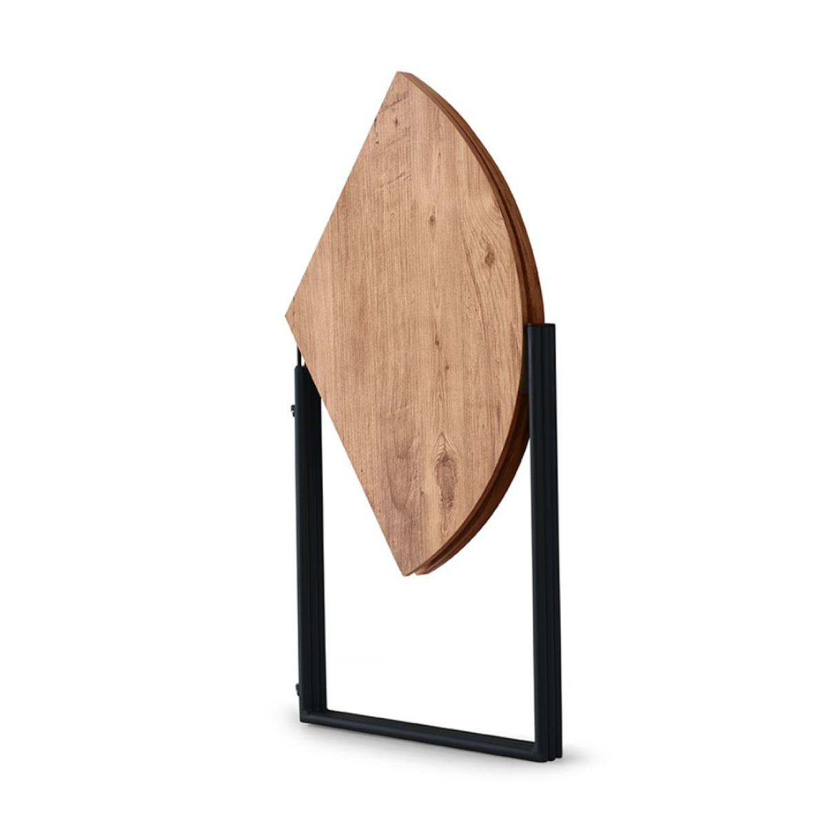 CONCEPT USINE Table de salle à manger pliable couleur chêne BRONIE