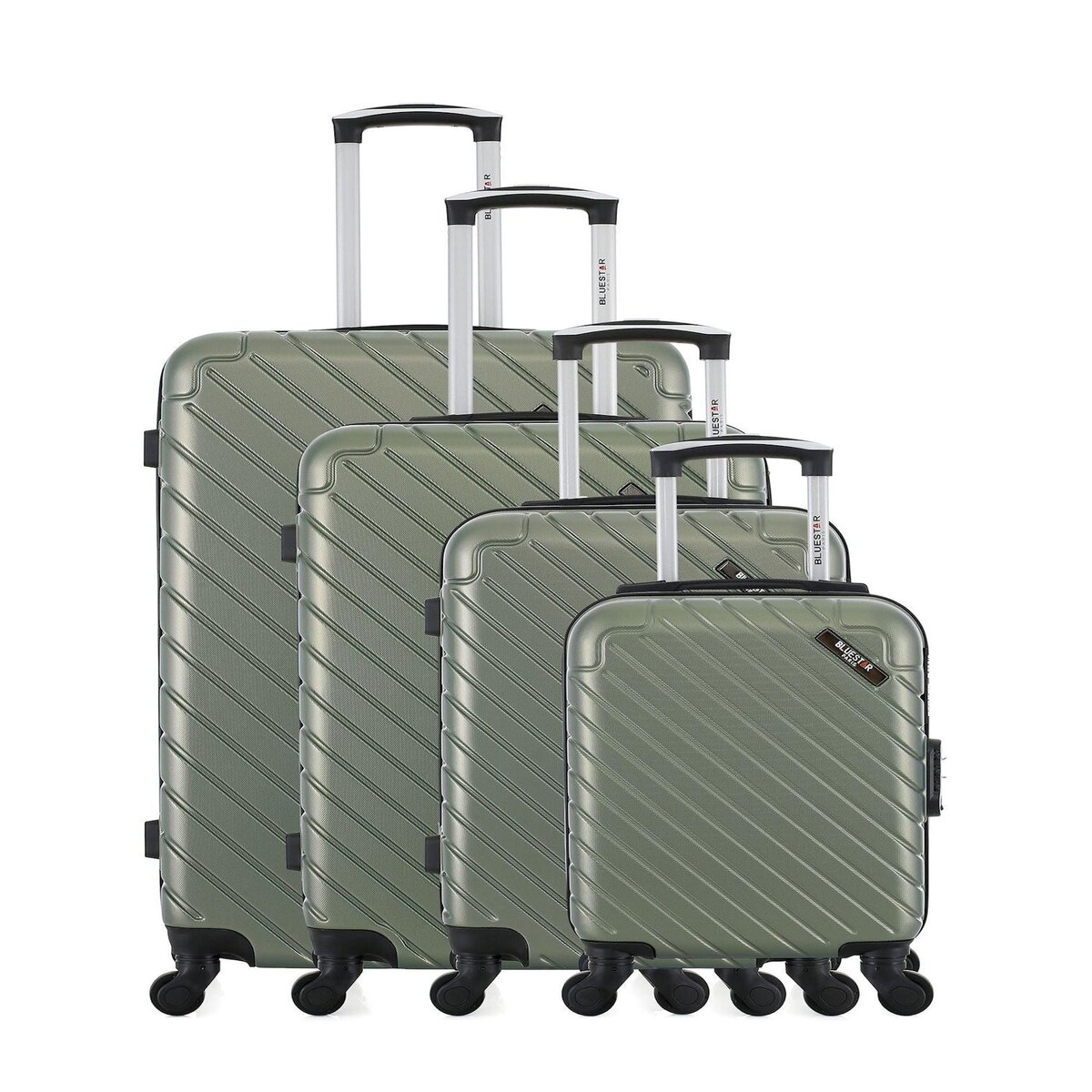 BLUESTAR BLUESTAR - Set de 4 Valises CITE-M 75 cm 4 Roues