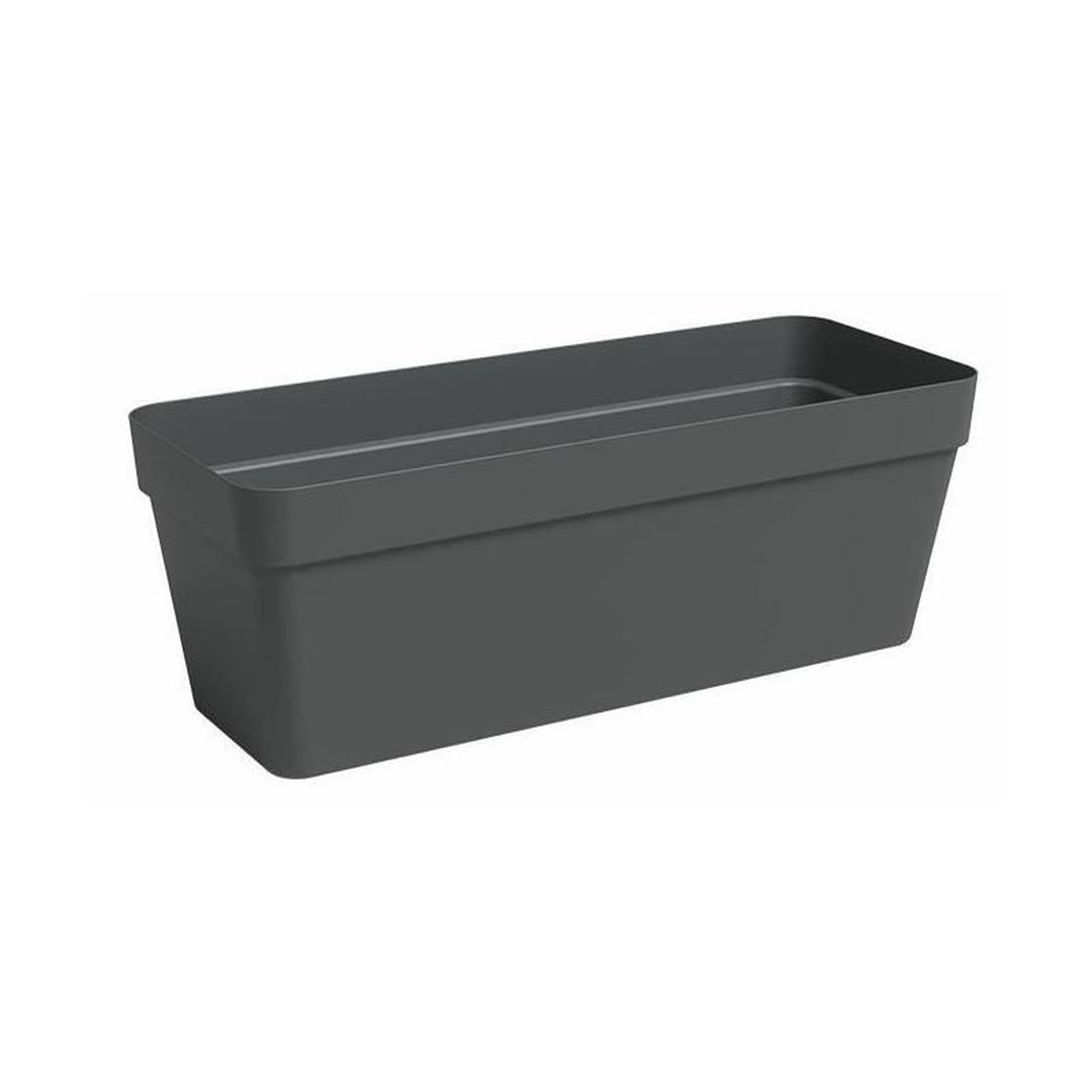 ARTEVASI Jardiniere - Plastique - Anthracite - Rectangulaire - L49,9 x P20 x H18,1cm - ARTEVASI