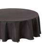 Voir la diapositive 3 : ATMOSPHERA Nappe Antitache Ronde  Unie  180cm Ardoise