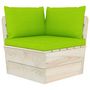 Voir la diapositive 4 : VIDAXL Salon de jardin palette 6 pcs avec coussins bois d'epicea