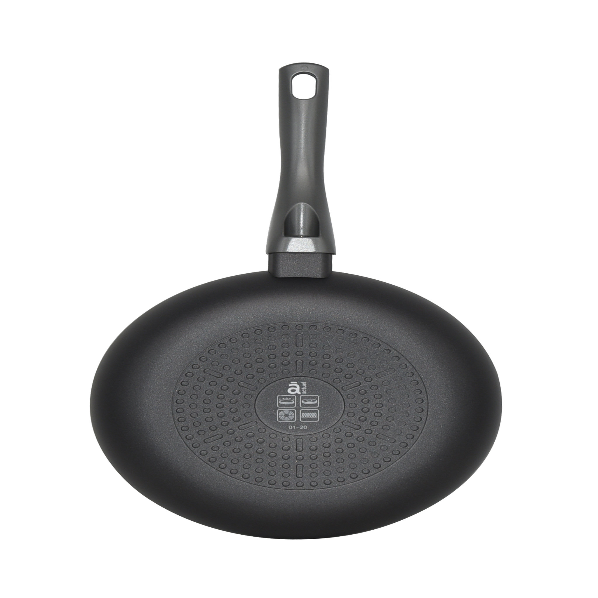 Voir la diapositive 2 : ACTUEL Poêle induction aluminium  20 cm