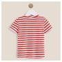 Voir la diapositive 2 : IN EXTENSO T-shirt manches courtes à rayures bébé garçon