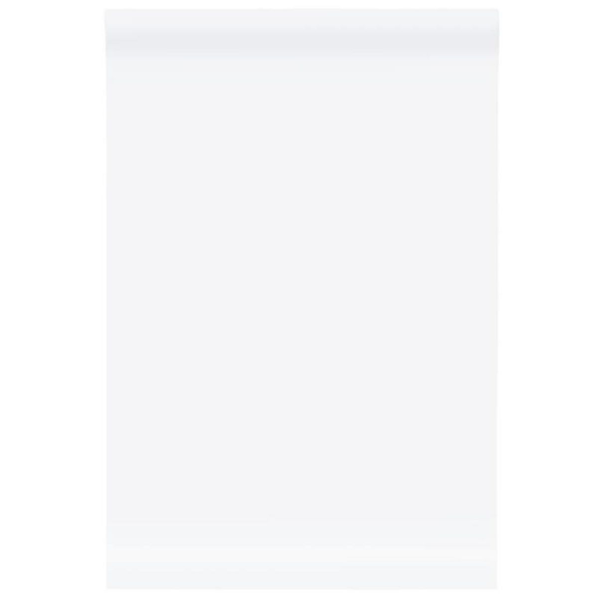 VIDAXL Autocollants auto adhésifs pour meuble blanc mat 90x500 cm PVC