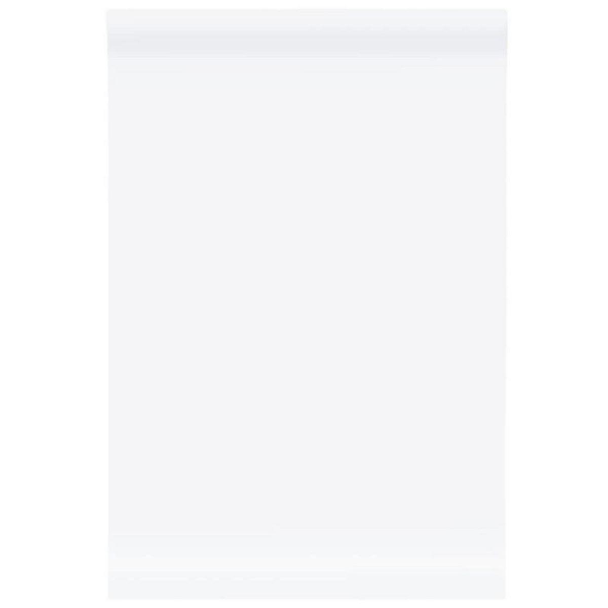 VIDAXL Autocollants auto adhésifs pour meuble blanc mat 90x500 cm PVC