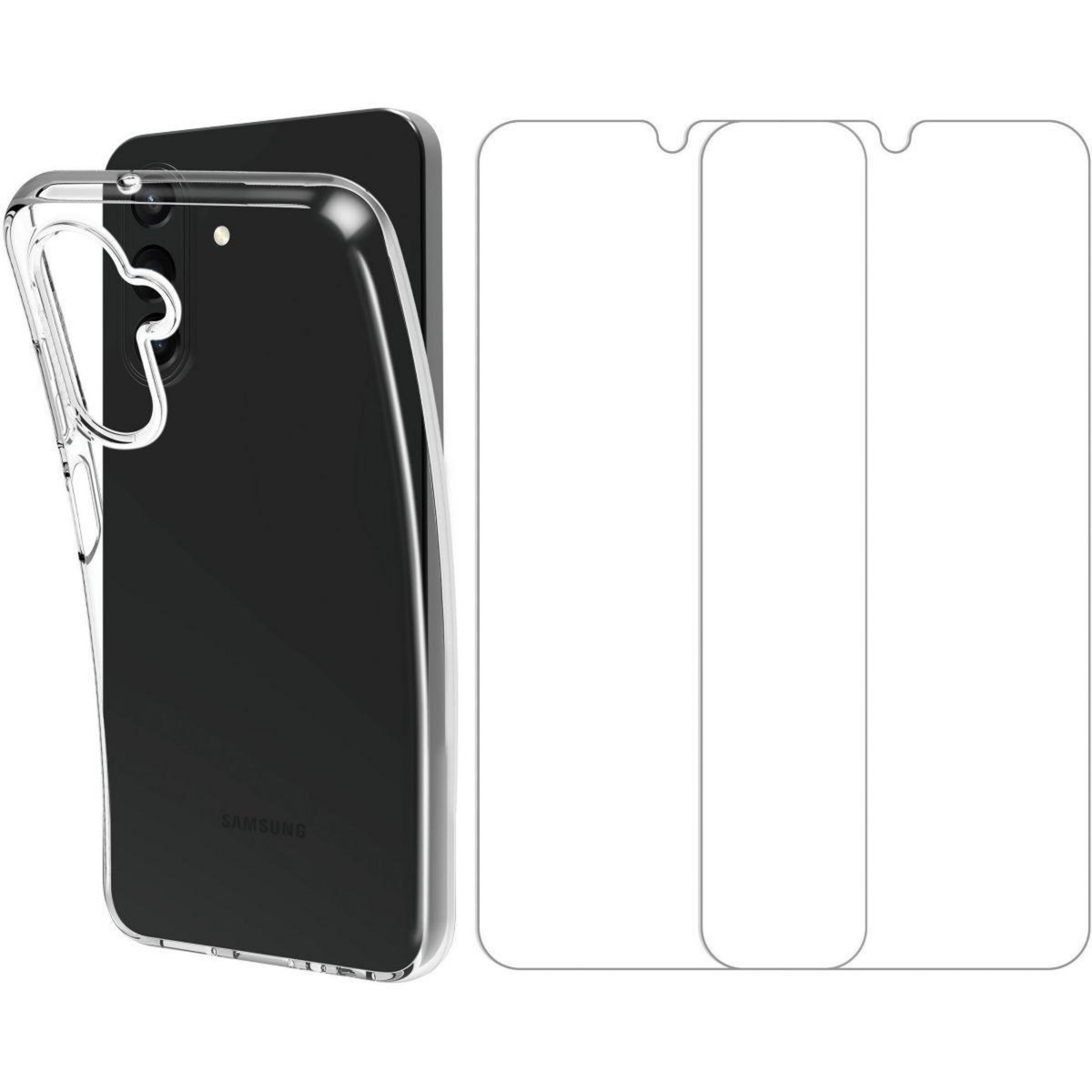 ESSENTIEL B Pack Samsung A17 coque + 2 verre trempé
