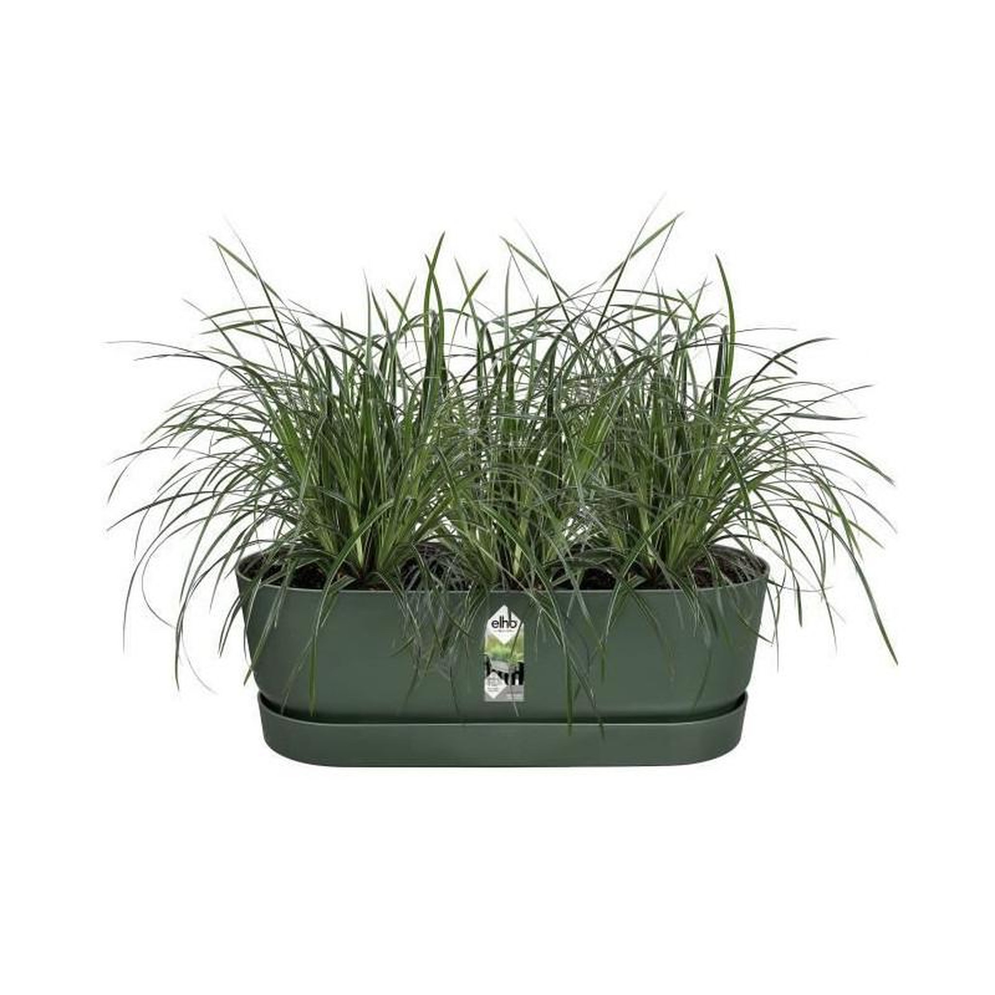 Voir la diapositive 3 : ELHO ELHO - Pot de fleurs  -  Greenville Easy Balcony 52 - Leaf Green - Balcon - L 21.2 x W 52 x H 19.4 cm
