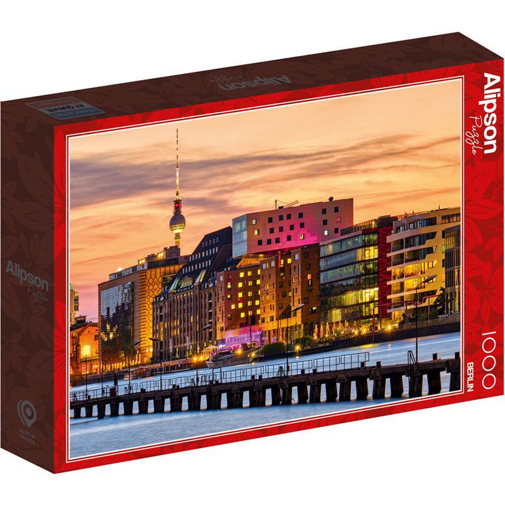 ALIZE Puzzle 1000 pièces Berlin – Paysage urbain – Adulte – Alizé