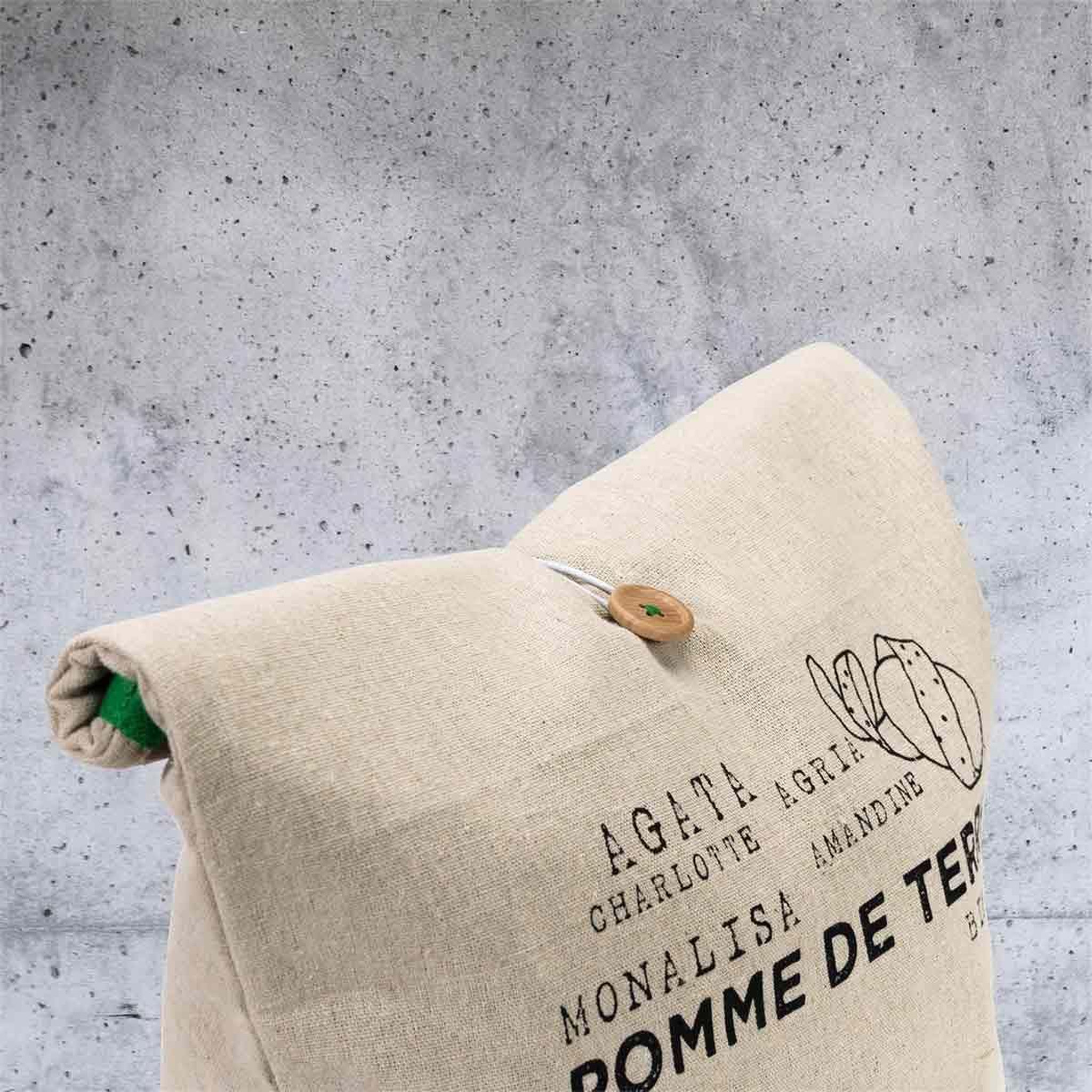 Voir la diapositive 5 : COOK CONCEPT Sac distributeur  pomme de terre  42cm beige