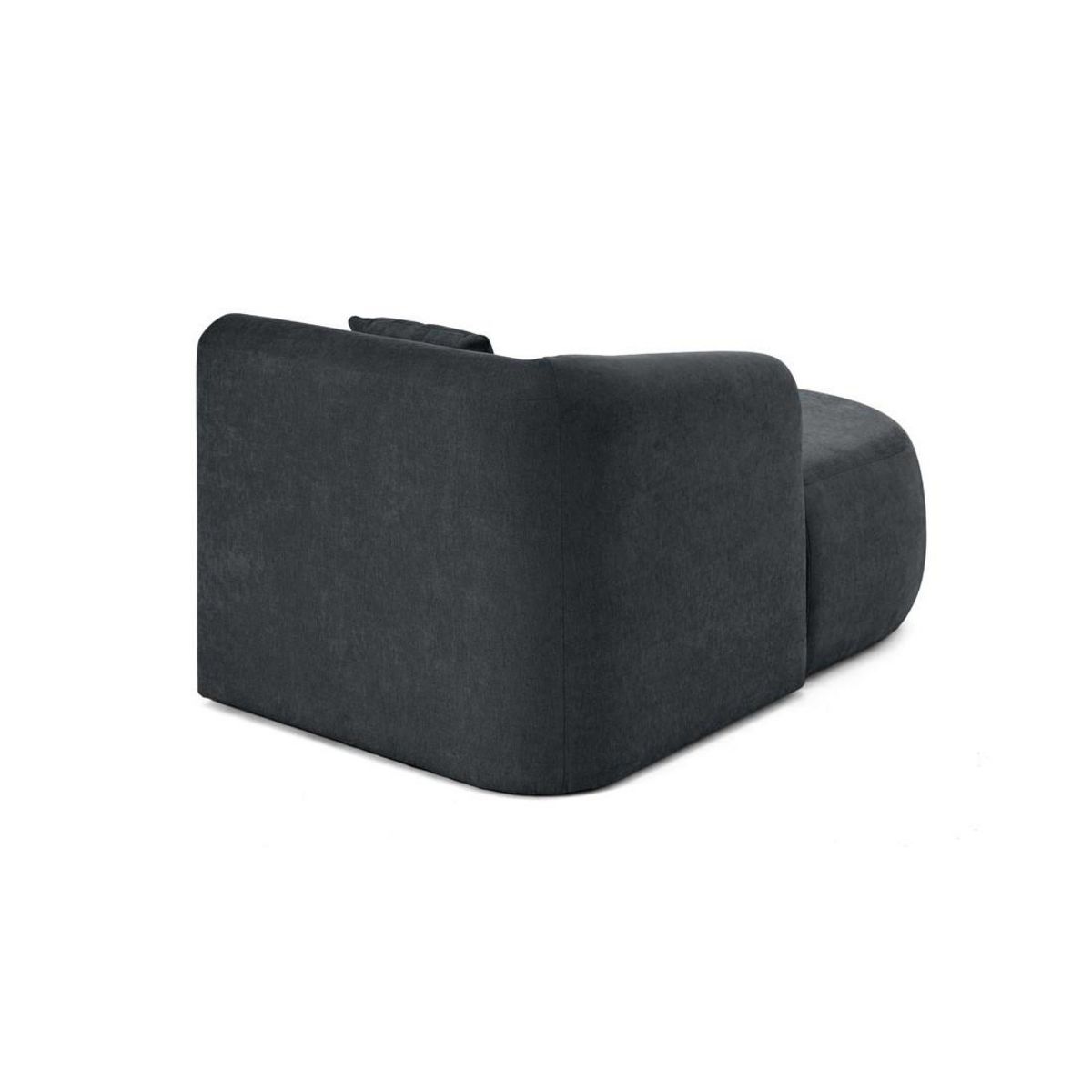 LISA DESIGN Ikare - module d'assise méridienne gauche - en tissu