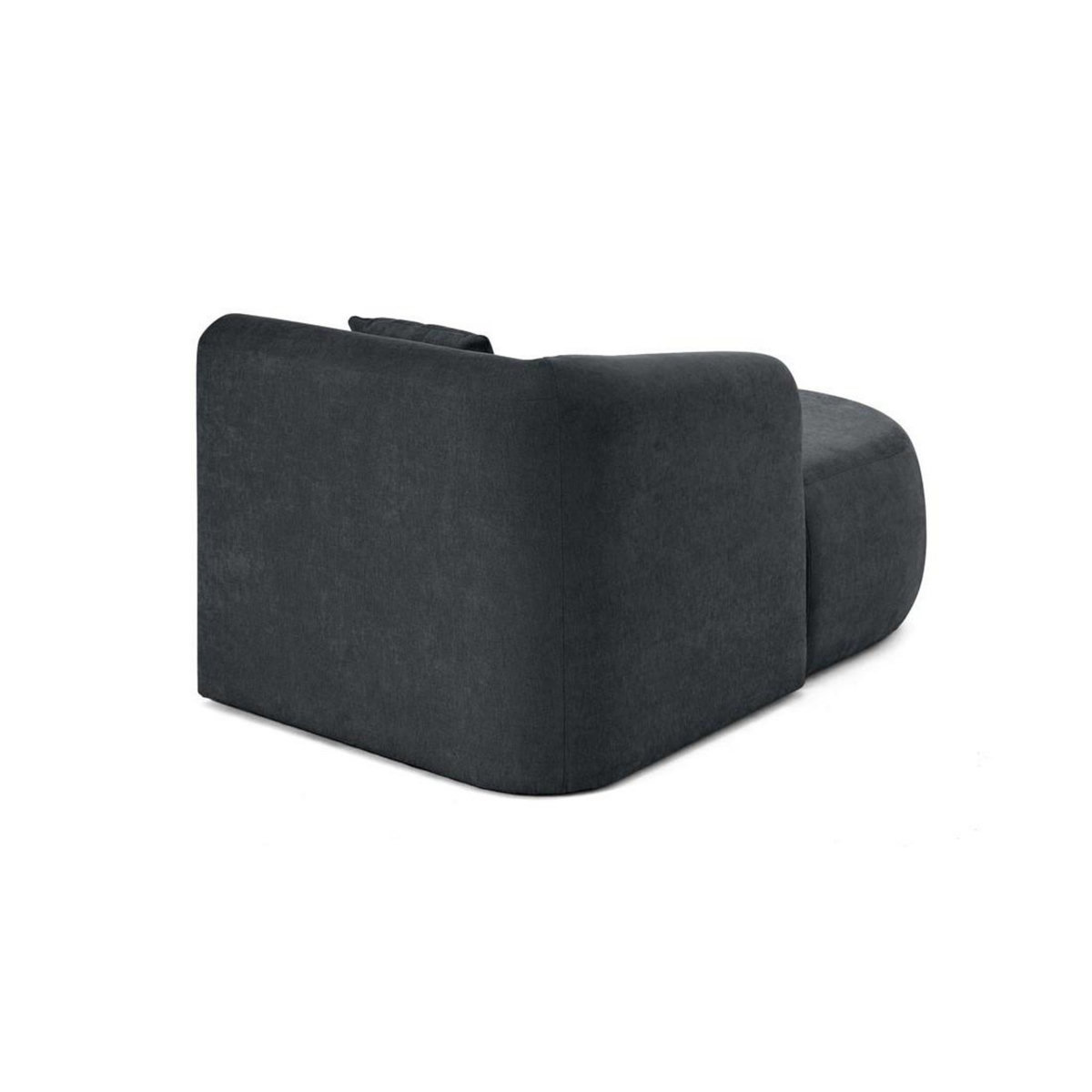 LISA DESIGN Ikare - module d'assise méridienne gauche - en tissu