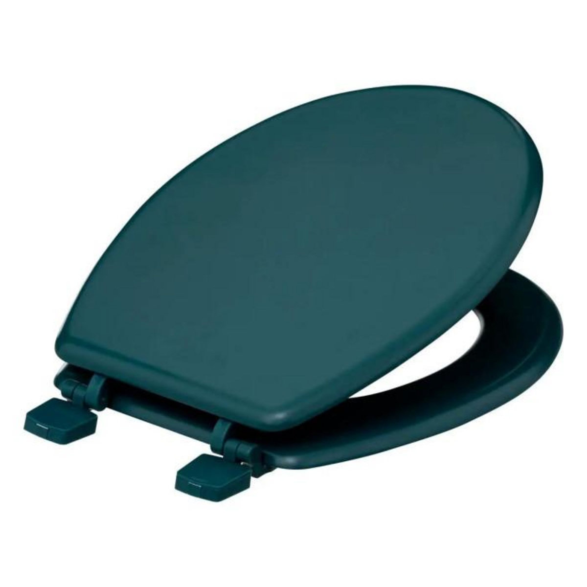 FIVE Abattant WC en Bois  Luxe  48cm Bleu Pétrole