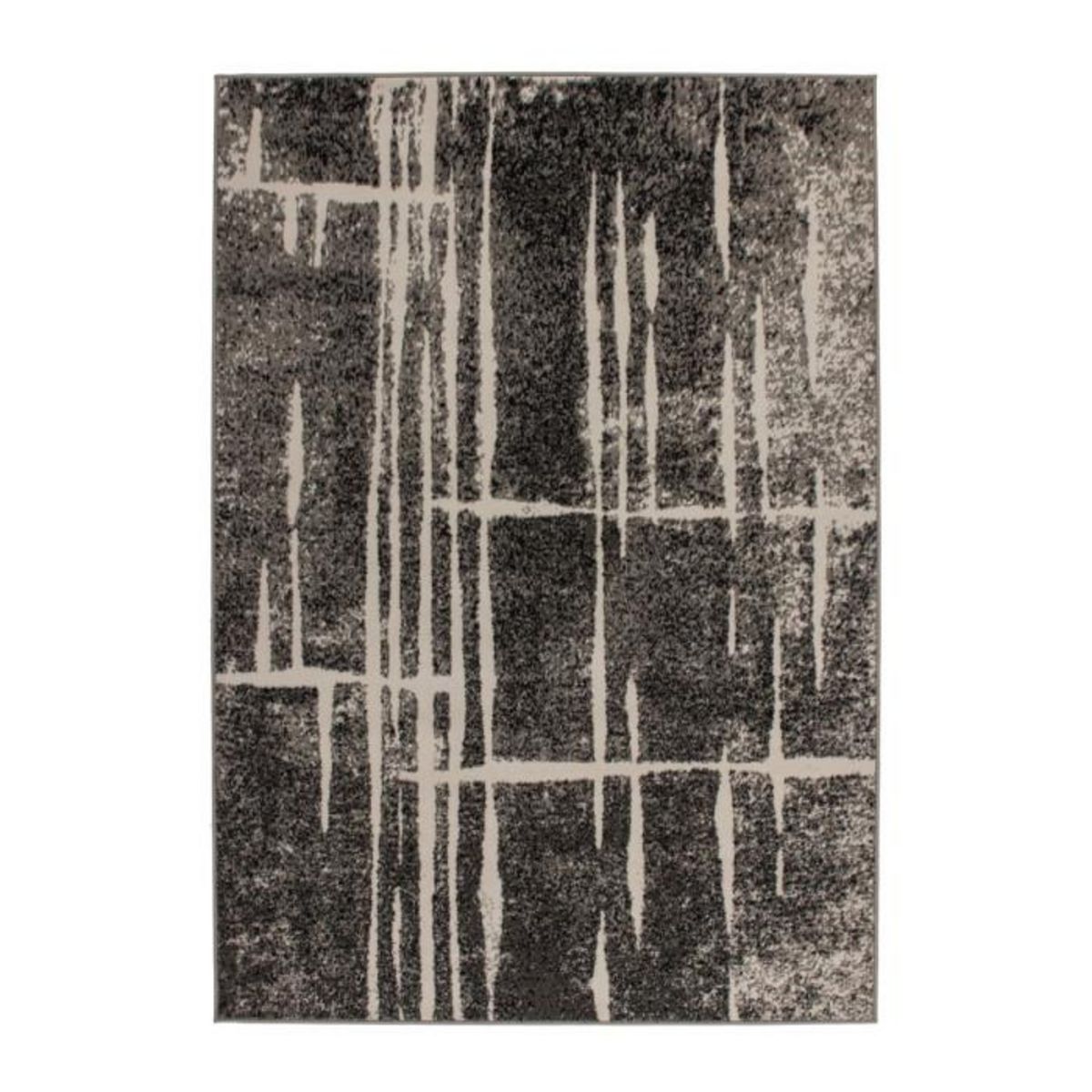 Paris Prix Tapis Vintage à Poils Courts Fait Main  Rohullah  Gris