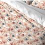 Voir la diapositive 2 : Home collection Parure housse de couette 100%polyester 72gsm plis