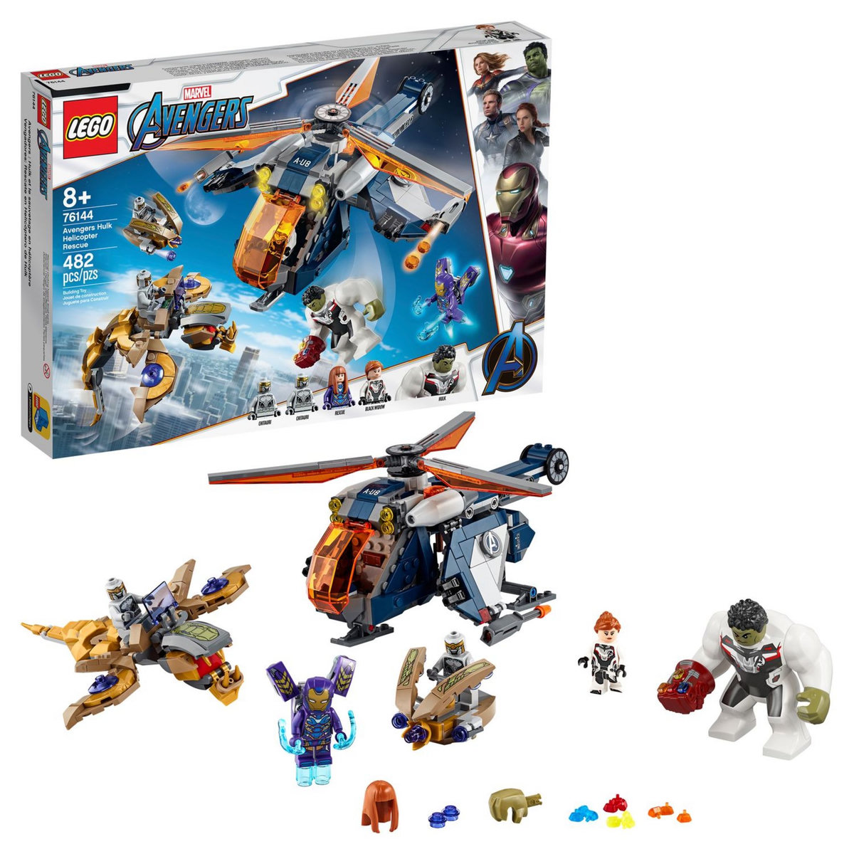 LEGO Marvel Avengers 76144 - L'hélicoptère des Avengers