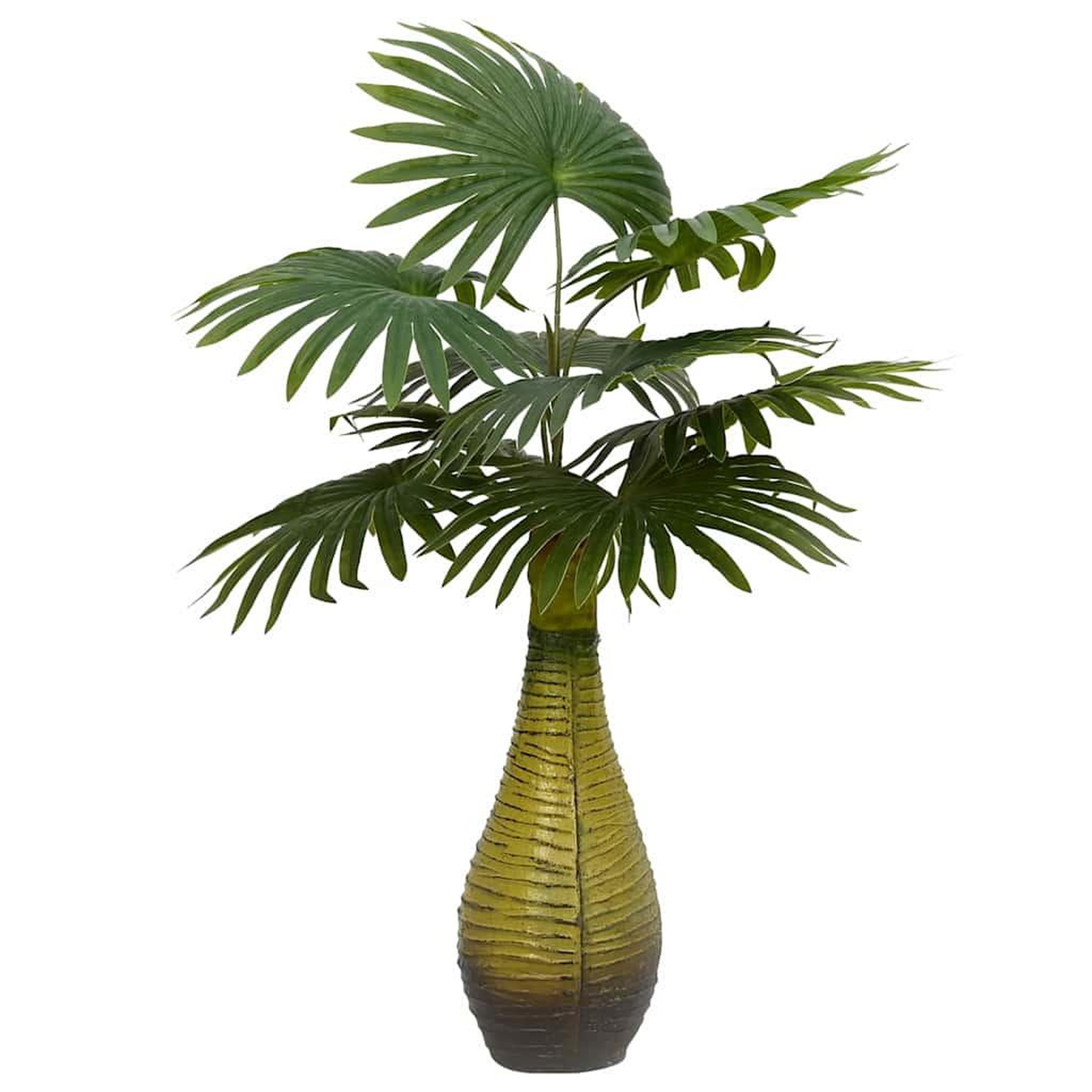 VIDAXL Palmier artificiel 9 feuilles 65 cm vert