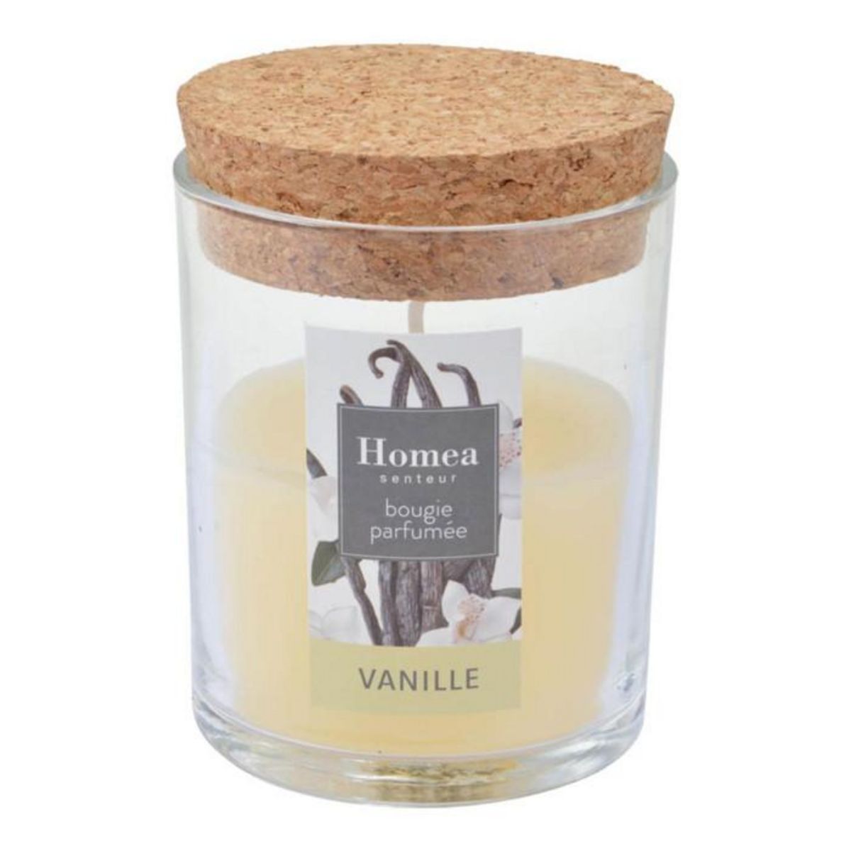 Paris Prix Bougie Verrine Parfumée  Essentiel II  8cm Vanille